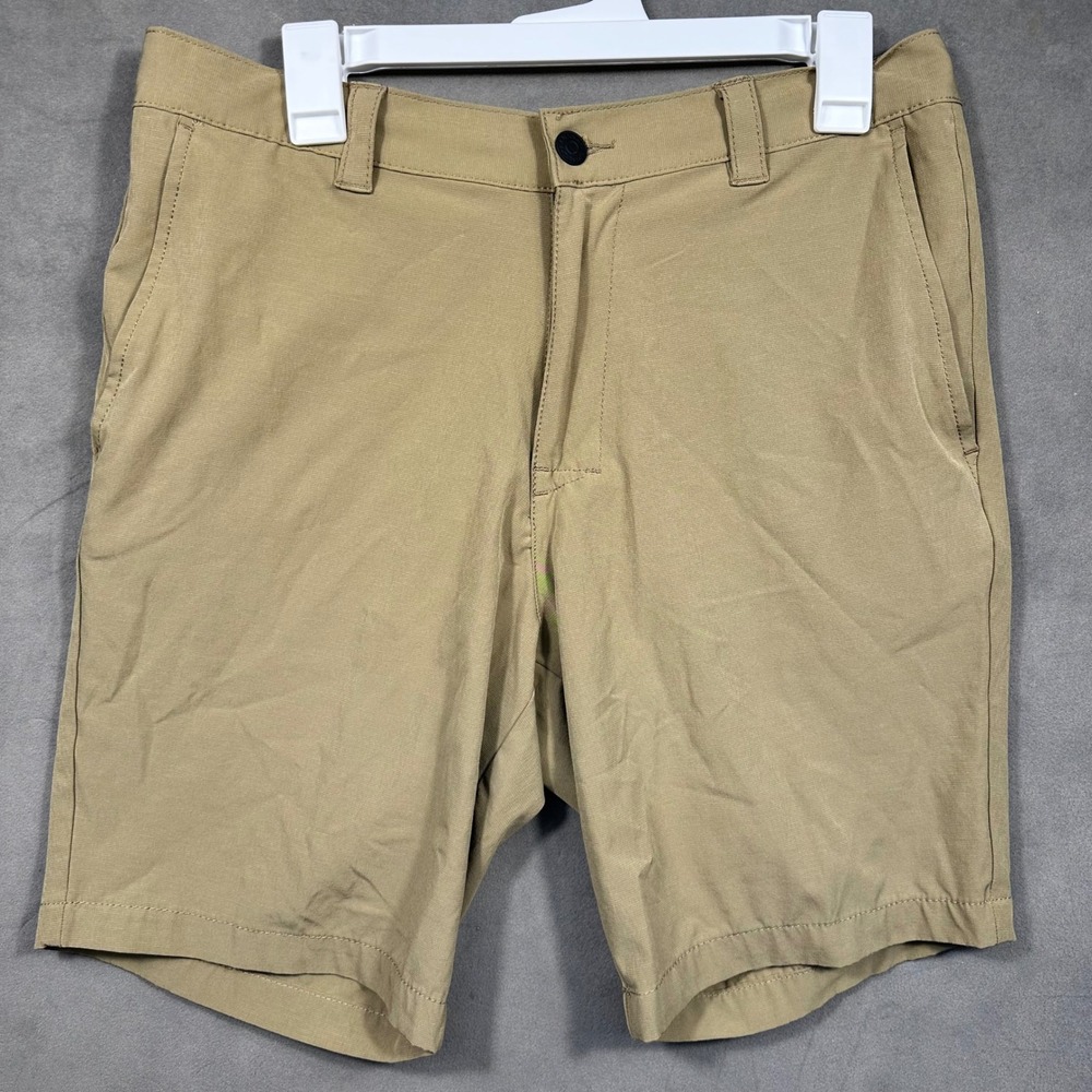 Banana Republic Shorts Mens 34 Khaki Core Temp Ripstop Stretch‎ Excellent